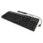 Keysonic KSK-8040U-CR čierna / Klávesnica / full-size / USB / čítačka SMART kariet ISO 7816