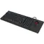 Keysonic KSK-8202ELU-T čierna / Klávesnica s trackballom / Full-size / US / podsvietená