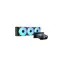 DEEPCOOL LT360 VISION ARGB čierna / Vodné chladenie CPU / 360 mm / 4,5" LCD / ARGB / LGA1851 / AM5