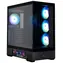 Zalman P40 DS čierna / ATX / 4X 120mm ARGB / 2x USB 3.0 + 1x USB-C / 9.1 "LCD displej / bez zdroja / panoramatická