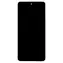 For Samsung M556 Galaxy M55 5G čierna / LCD displej s dotykovým sklom a predným krytom