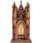 Robotime 3D drevená skladačka Katedrála Twin Tower / 3D puzzle / LED osvetlenie / 111 dielikov / 14+