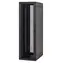 Triton 19" rozvádzač stojanový čierny / 22U/600x600 / sklenené dvere / zadný plný kryt