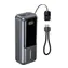Gembird PB10-PD20-LCD-02 spacegrey / Powerbanka / 10 000 mAh / PD 20 W / LCD displej / USB-C + USB-A