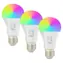 Immax NEO LITE SMART súprava 3x E27 9W RGB+CCT / Žiarovka LED / farebná a biela / stmievateľná / Wi-Fi / TUYA