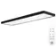 Immax NEO LITE FRAME SMART čierna / Stropné svietidlo / 120×30 cm / IP44 / CCT / Wi-Fi / TUYA