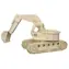 Woodcraft Drevené 3D puzzle Bager / 118 dielikov / od 6 rokov / Obtiažnosť: jednoduchá