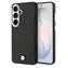 BMW Signature PU Leather pre Samsung Galaxy S26+ čierna / Zadný kryt / Kovové Logo / Koženkový (PU)