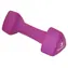 Lifefit Neoprénová činka Triangle 3 kg, bordová / Oceľové jadro / Protišmykový povrch