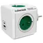 Cubenest PowerCube Original PD 20W A+C biela/zelená / Rozbočovač / 4X zásuvka / USB-A + USB-C / Detská poistka