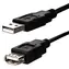 Logo Economy / Predlžovací kábel / USB 2.0 Typ-A samec - Typ-A samica / 3 m / čierna