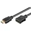 Neutralle HDMI 2.0 / Predlžovací kábel / HDMI-HDMI / 2 m / pozlátené konektory / čierna