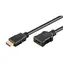 Neutralle HDMI predlžovací kábel čierna / Predlžovací kábel / HDMI samec - HDMI samica / HDMI 2.0 / 5m