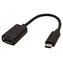 Neutralle OTG kábel USB-C - USB-A čierna / Redukcia USB / USB-C samec - USB-A samica / 0,15 m / USB 3.1