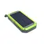 RealPower PB-10000 Solar čierna / Powerbanka / 10 000 mAh / Solárny panel / Qi nabíjanie / LED svietidlo