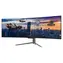 49" LC-Power LC-M49-DQHD-120-CQ čierna / Monitor / zakrivený / VA / DQHD / 120 Hz / 6 ms / 3000:1 / 2x HDMI + 2x DP
