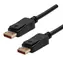 Neutralle Kábel DisplayPort - DisplayPort / Kábel / DP 1.4 / 2 m / 8K@60Hz / 32,4 Gb/s / čierny