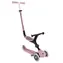GLOBBER Kolobežka Go- UP Active Lights Eco malinová / 3v1 / LED kolesá / od 15 mesiacov / nosnosť 50 kg