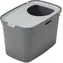 Moderna Top Cat šedá / Toaleta pre mačky s krytom / 59 x 39 x 38,3 cm