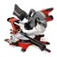 Einhell TE-MS 36/10 L Li-Solo červená / Aku pokosová píla / 2x18V / O254 mm / sklon 45 ° / bez Aku