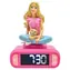LEXIBOOK Budík Barbie / 3D nočné svetlo / 6 melódií zvonenia / Funkcia odloženia / Podsvietený LCD displej