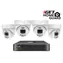 iGet HOMEGUARD HGNVK84804 / Kamerový systém / 4 kamery / 2K / 8CH / PoE / IP66 / LAN