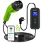 Qoltec Mobilná nabíjačka EV Typ2 / EV nabíjačka / 3,5 kW / 230V / Wi-Fi / LCD / 5 m kábel