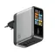 Cuktech AD1204U strieborná / Sieťová nabíjačka / 120W / displej / USB-C kábel