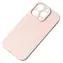 Hurtel Silicone Case MagSafe pre iPhone 15 Pro krémová / Kryt / Silikón / MagSafe