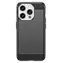 Hurtel Carbon Case čierna / Kryt / Apple iPhone 15 Pro / karbónový vzor / ohybný