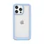 Hurtel Vystužený kryt s pružným rámčekom pre Apple iPhone 15 Pro modrá / Kryt / Pružný rámček