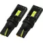 Compass LED žiarovka T10 4LED 3030 biela / 12V / 3W / 300lm / 6000K / CAN-BUS / 2ks