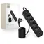 Tech-Protect PCL4X3 čierna / Predlžovací kábel / 4X 240V / 2x USB-A / 1x USB-C / 200 cm
