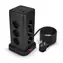 Huslog nabíjacia stanica 15W čierna / 12x zásuvka / 2x USB-C / 2x USB-A