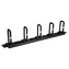 StarTech 1U panel pre správu káblov čierna / Panel pre správu káblov / pre 19" rack / hĺbka 102 mm