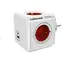 Cubenest PowerCube Original USB PD 20W červená / Rozbočovač / 4X zásuvka / USB-A + USB-C / Detská poistka