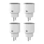 Sonoff S60ZBTPF (4 ks) / Inteligentná zásuvka / ZigBee / typ F (Schuko) / meranie spotreby / 16A