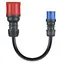 go-e adaptérový kábel CH-04-01 čierna / Adaptér / CEE32 3f 32A na CEE16 1f 16A / 30 cm / IP55