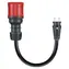 go-e adaptérový kábel CH-04-02 čierny / Adaptérový kábel / CEE32 3f 32A na CEE7/7 zásuvku / pre Gemini flex 22kW / 30 cm