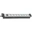 Brennenstuhl Premium Line 19" napájacia lišta čierno-šedá / Napájacia lišta / 8x zásuvka / IEC C14 / 3 m / 1,5 U