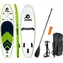 ENERO Paddleboard 275x76x10 cm zeleno-čierno-biela / Nafukovacie / Nosnosť 85 kg / Sada s pádlom