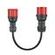 go-e adaptér CEE 16A/32A CH-04-32 čierny / Nabíjací adaptér / Pre Gemini flex 11 kW / IP55 / Dĺžka 30 cm