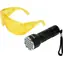 Vorel Sada UV svietidlo s ochrannými okuliarmi / UV svietidlo / 21 LED / 395 nm / hliníkové telo