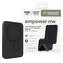 PanzerGlass empower Spin Stand Space Black / Powerbanka / 5000 mAh / otočný stojan
