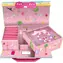 ALLTOYS Kufríková šperkovnica Plameniak / Šperkovnica / v dizajne kufríka