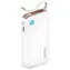 USAMS US-CD224 biela / Power Bank / 10000 mAh / Výsuvný kábel USB-C / PD 20W