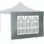Cattara WINDOW šedá / Bočnice pre párty stan / 2x3 m / 420D / Vodeodolná