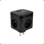 Huslog nabíjacia stanica 15W čierna / 3x zásuvka 230V / 2x USB-C 3A / 2x USB-A 2,4A / 1x vypínač