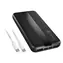 Natec Trevi Slim Q V2 10000 mAh čierna / Powerbanka / 2x USB-A 18W / USB-C 20W / PD / QC