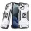 Wozinsky Ring Armor strieborná / Odolný kryt / Apple iPhone 13 Pro Max / so stojanom